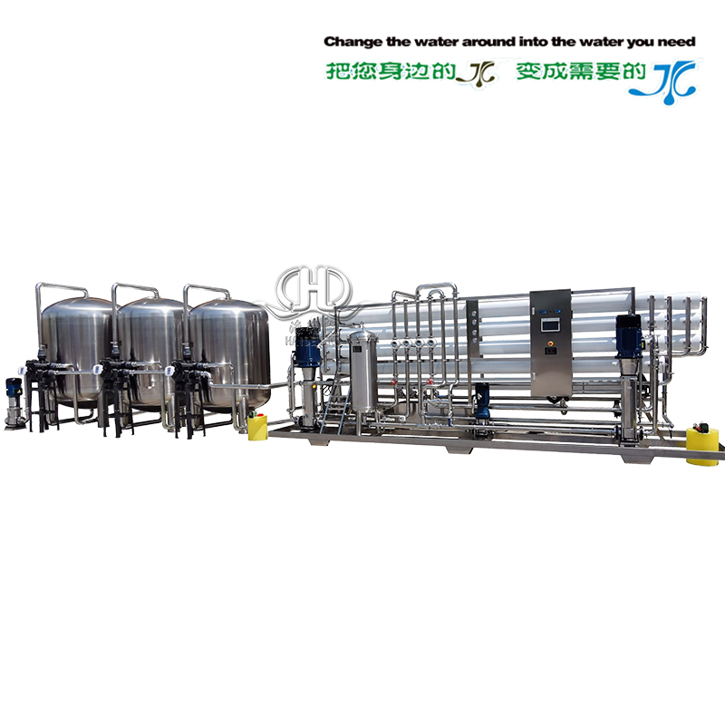 20噸全自動帶軟化二級反滲透純化水設備